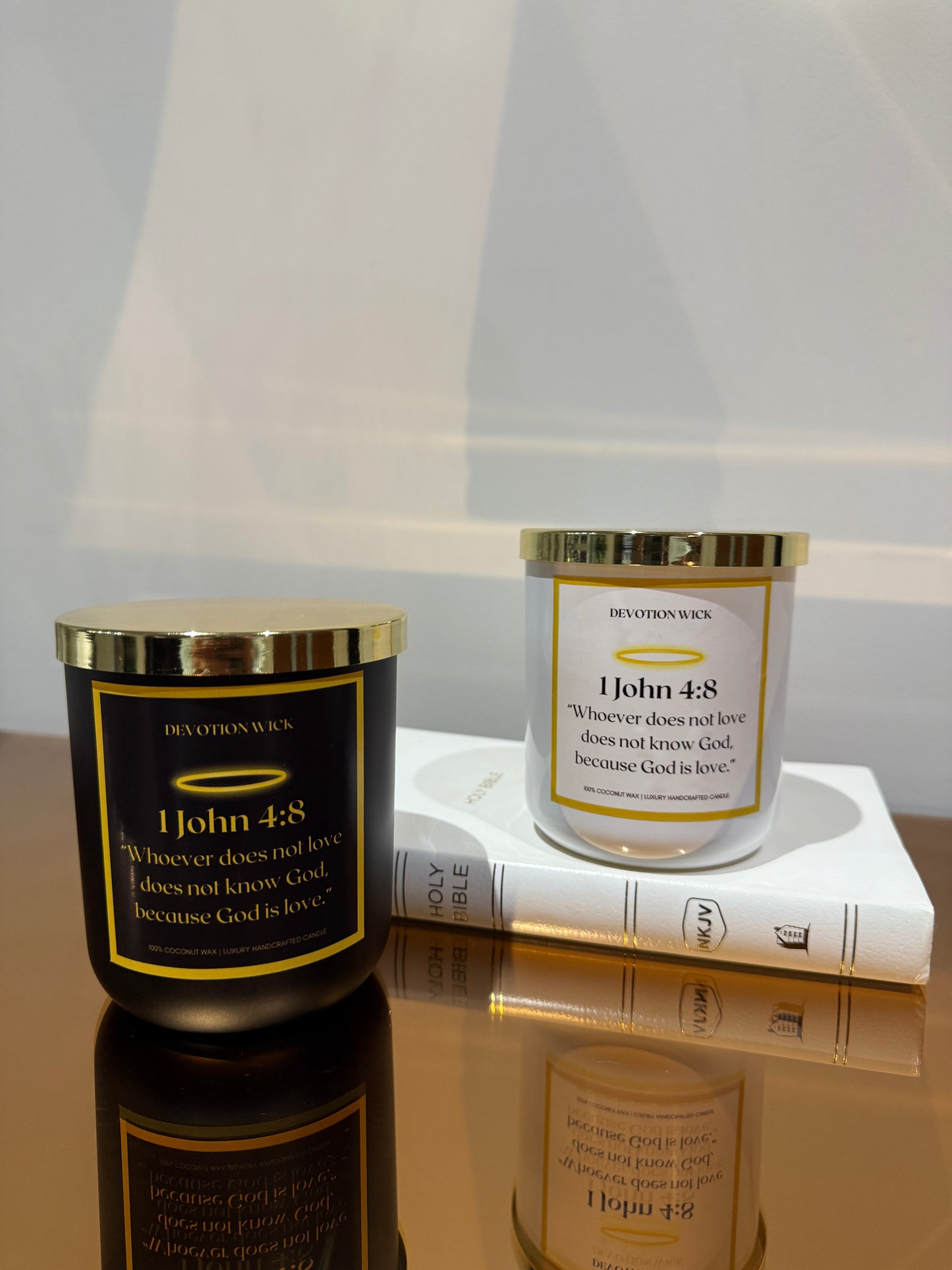 1 John 4:8 | Single Wick Candle