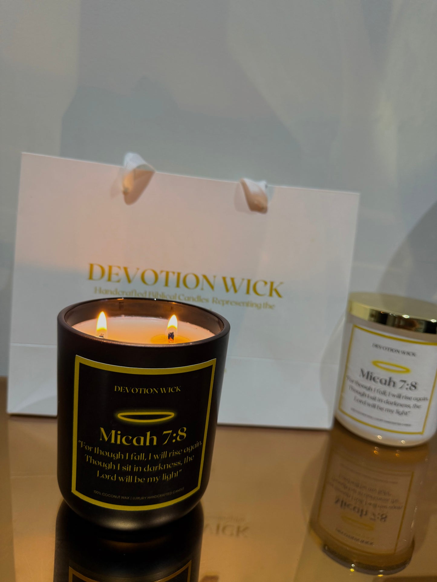 Micah 7:8 | Double Wick Candle