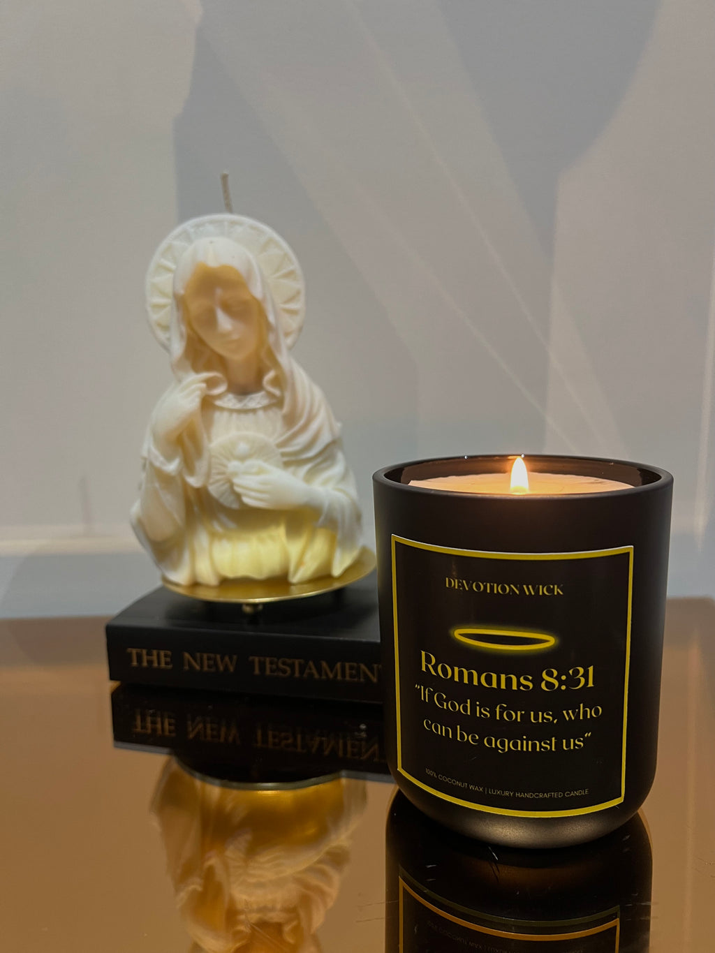 Assurance | Romans 8:31 Candle