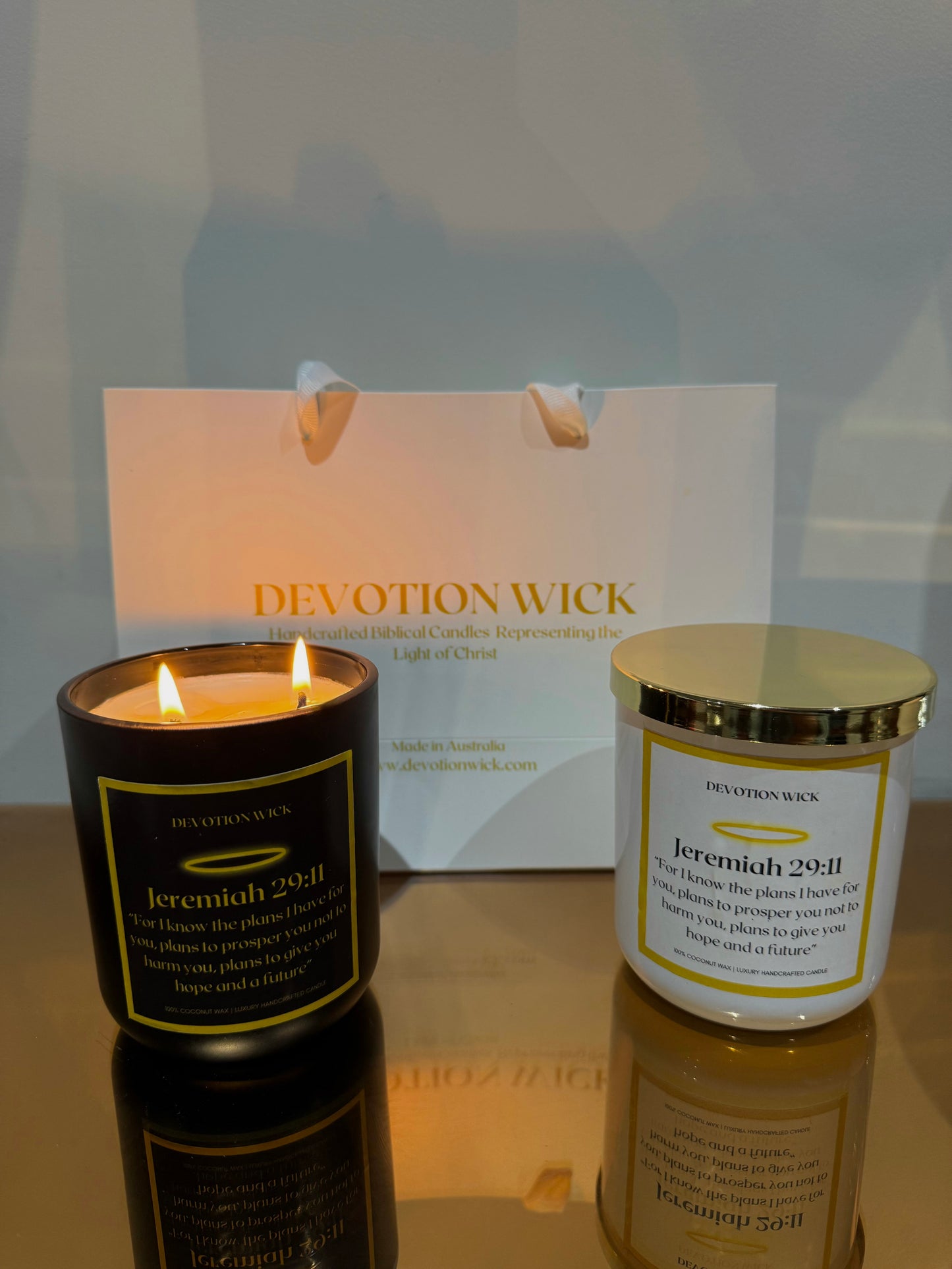 Jeremiah 29:11 | Double Wick Candle