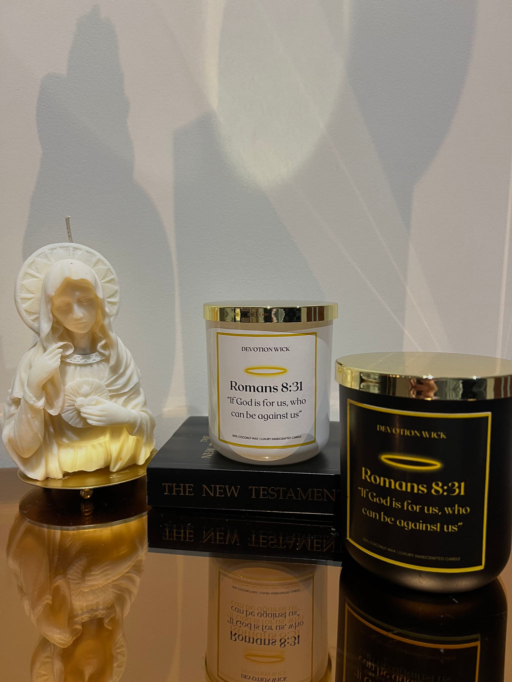 Assurance | Romans 8:31 Candle