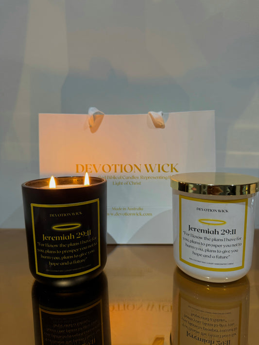 Jeremiah 29:11 | Double Wick Candle