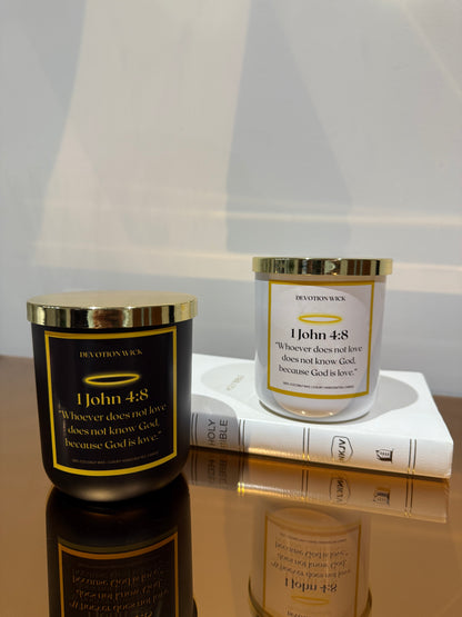1 John 4:8 | Single Wick Candle